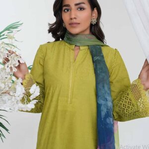 Johra Aiman Chikankari Lawn Shirt, Dupatta & Trouser - JH 865